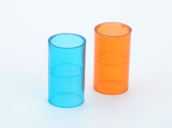 PVC红蓝透明线管直通