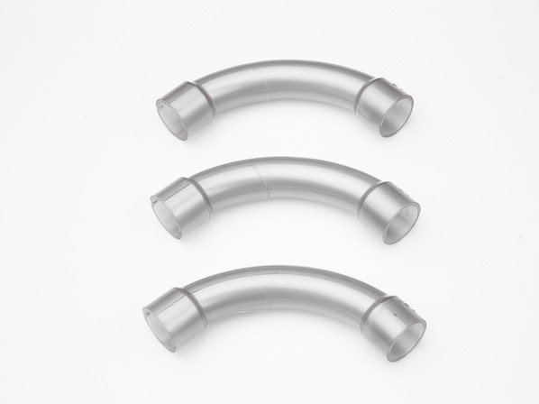 pvc90度上墙弯(新) 材通透明线管上墙弯